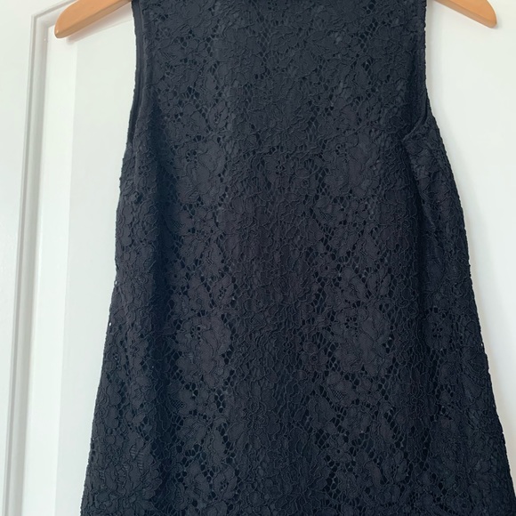 J.Crew Lace Ruffle Neck Top - Picture 6 of 7